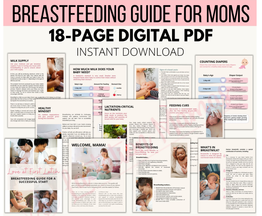 Breastfeeding guide for moms.